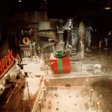Batman Returns, model shop at BOSS Films 11/1991