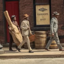 How they made Pittsburgh look like 1920's Chicago