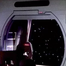 Tape detail in the Star Trek TNG episode "The Naked Now."